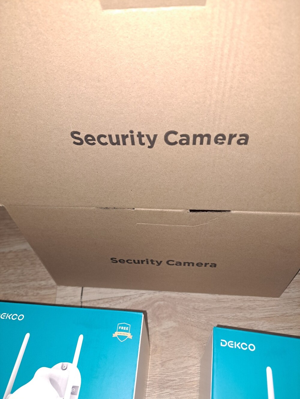 DEKCO White Wi‑Fi Security Camera - 4 Pack - Picture 2 of 6